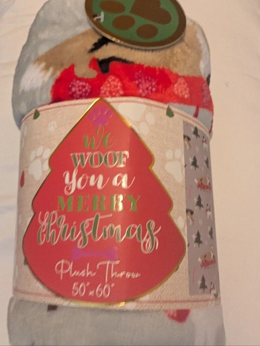 We Woof You A Merry Christmas Plush Thruw 50